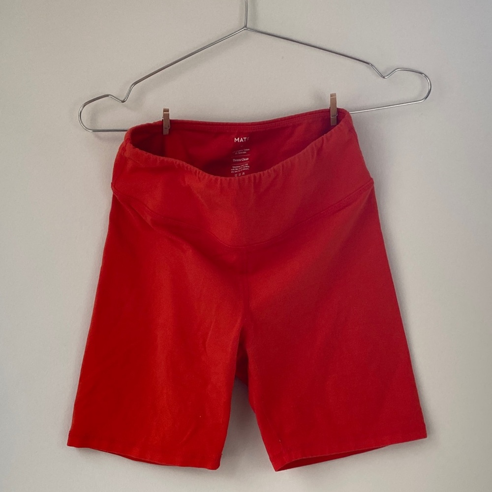MATE the Label Red Bike Shorts